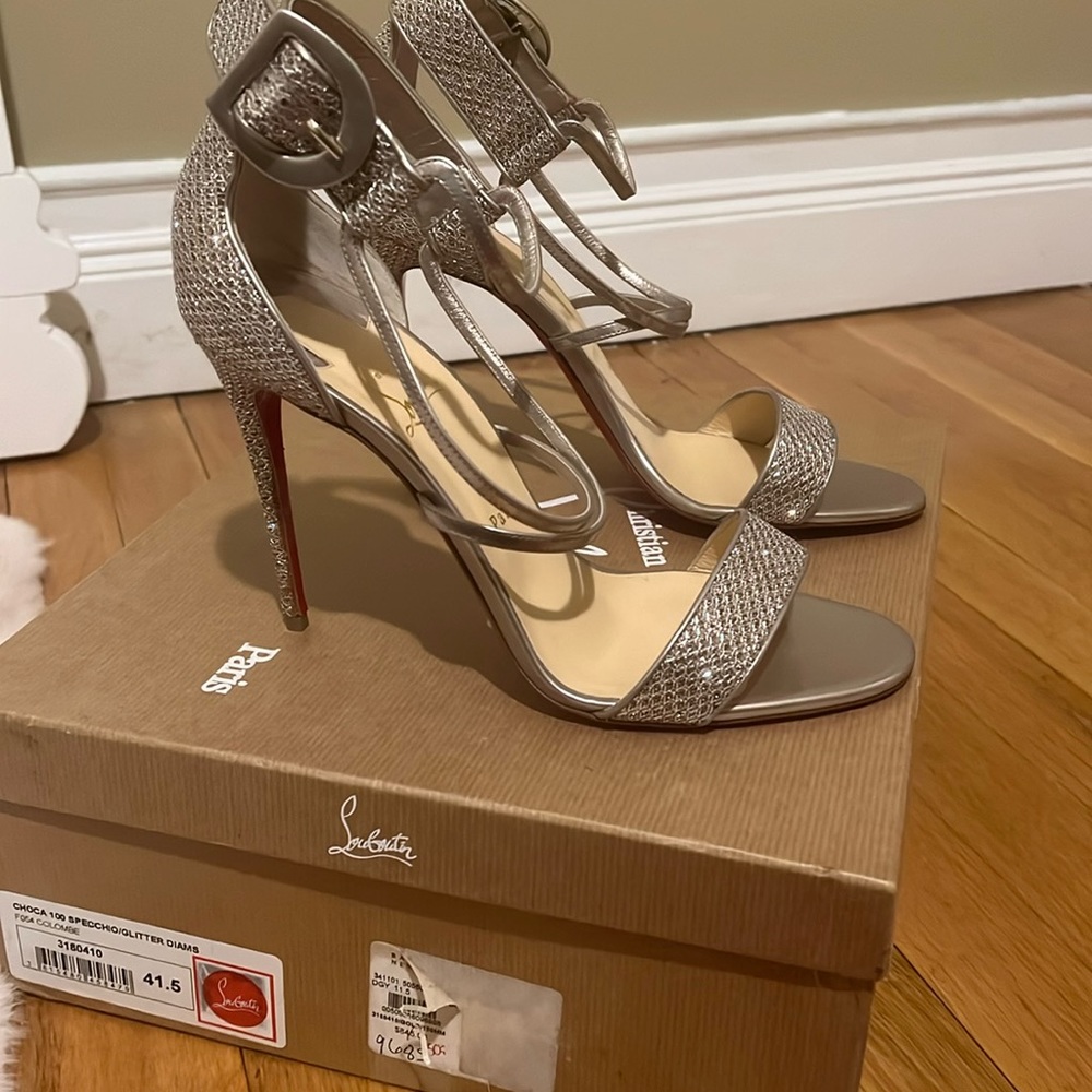 Glitter Christian louboutin heels